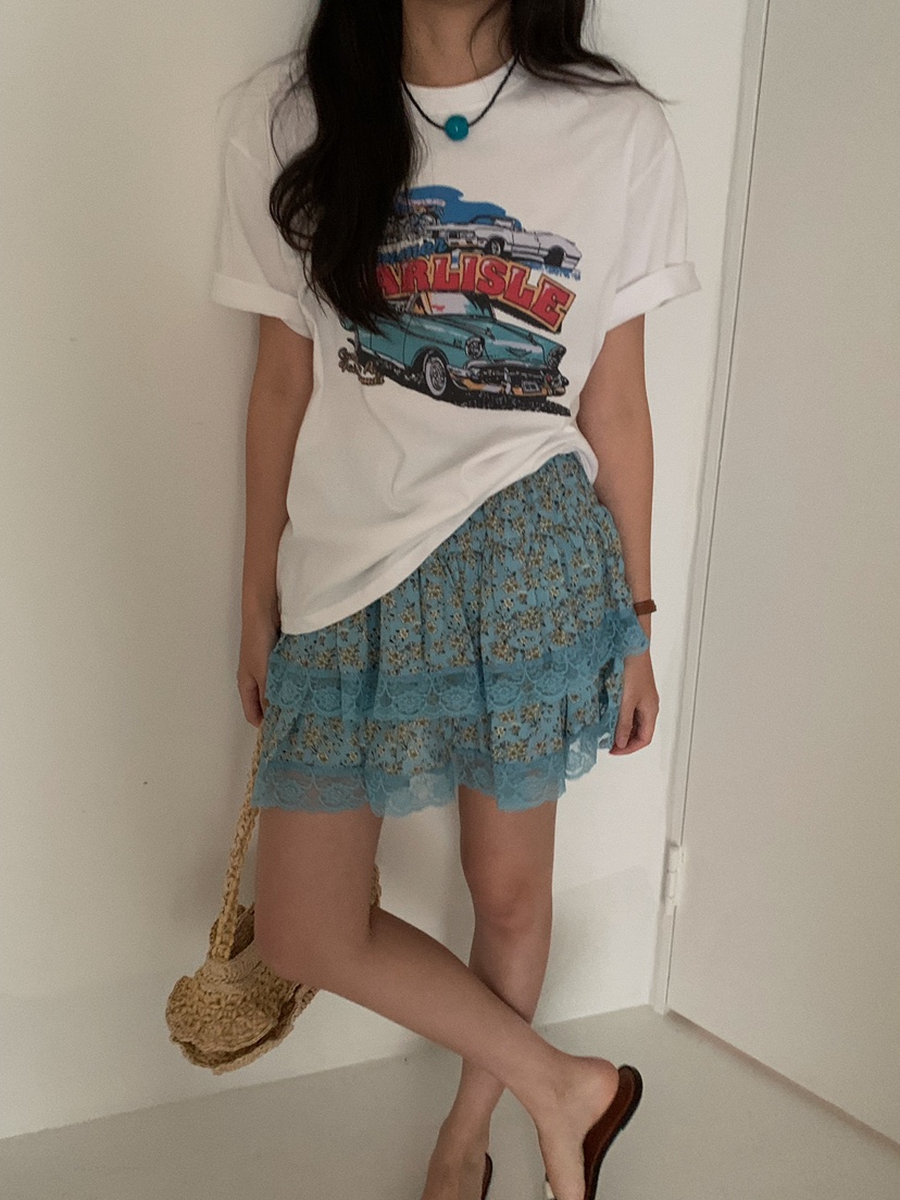CAMEL-P韓國直郵㊣女裝新品25春夏短裙Came_l 家短裙