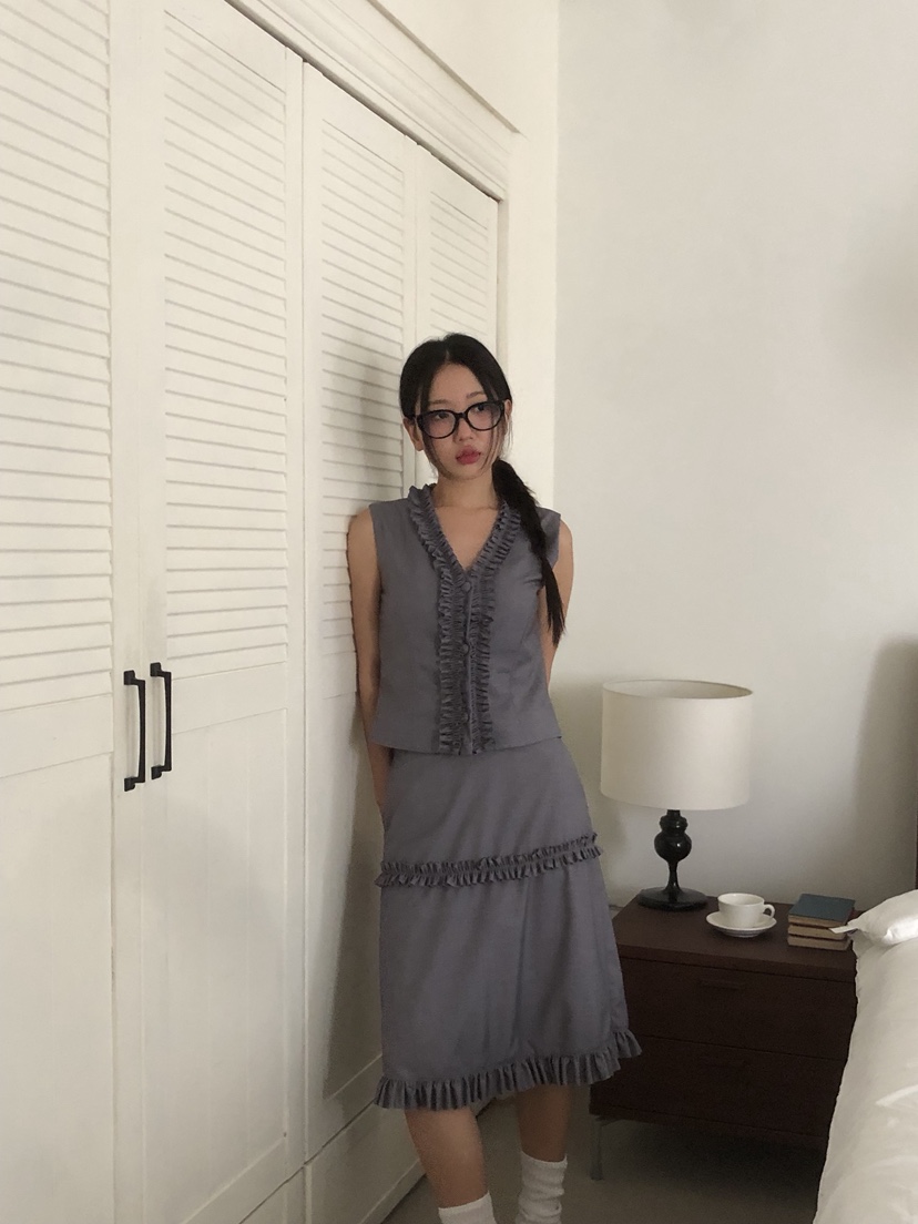 SUNDER MARKET韓國直郵㊣女裝新品職業時尚休閑推薦真品馬甲SUNDER MARKET馬甲