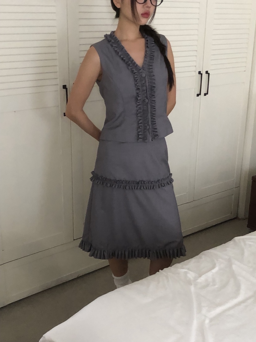 SUNDER MARKET韓國直郵㊣女裝新品職業時尚休閑推薦真品馬甲SUNDER MARKET馬甲