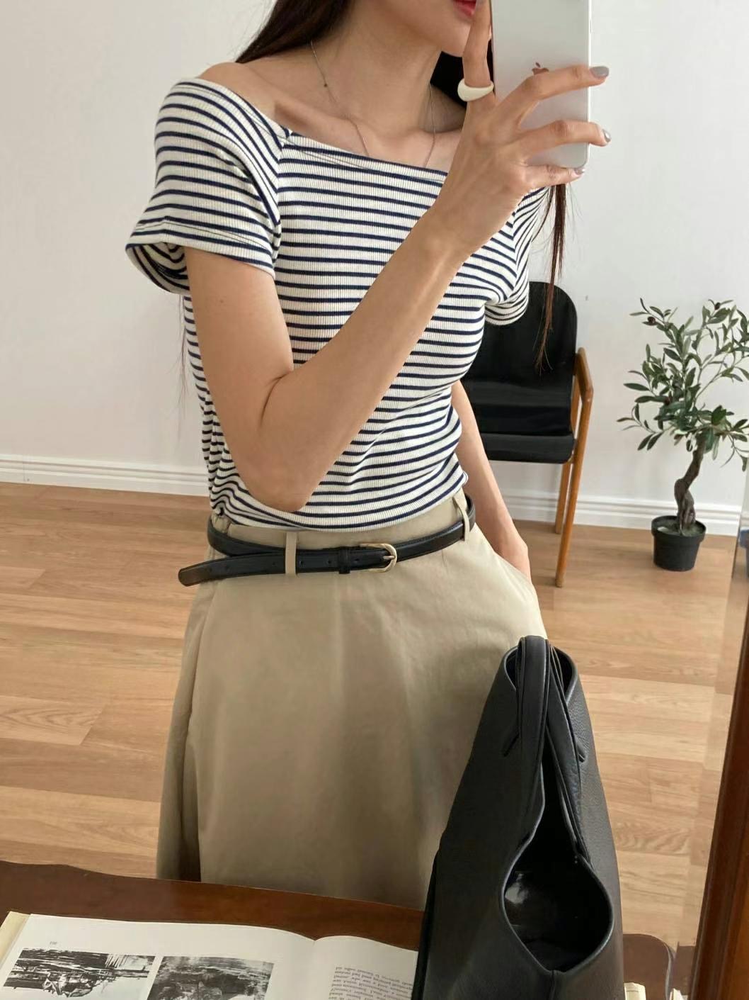 DRESSWELL韓國直郵㊣女裝新款職業推薦休閑真品熱賣人氣T恤DRESSWELLT恤