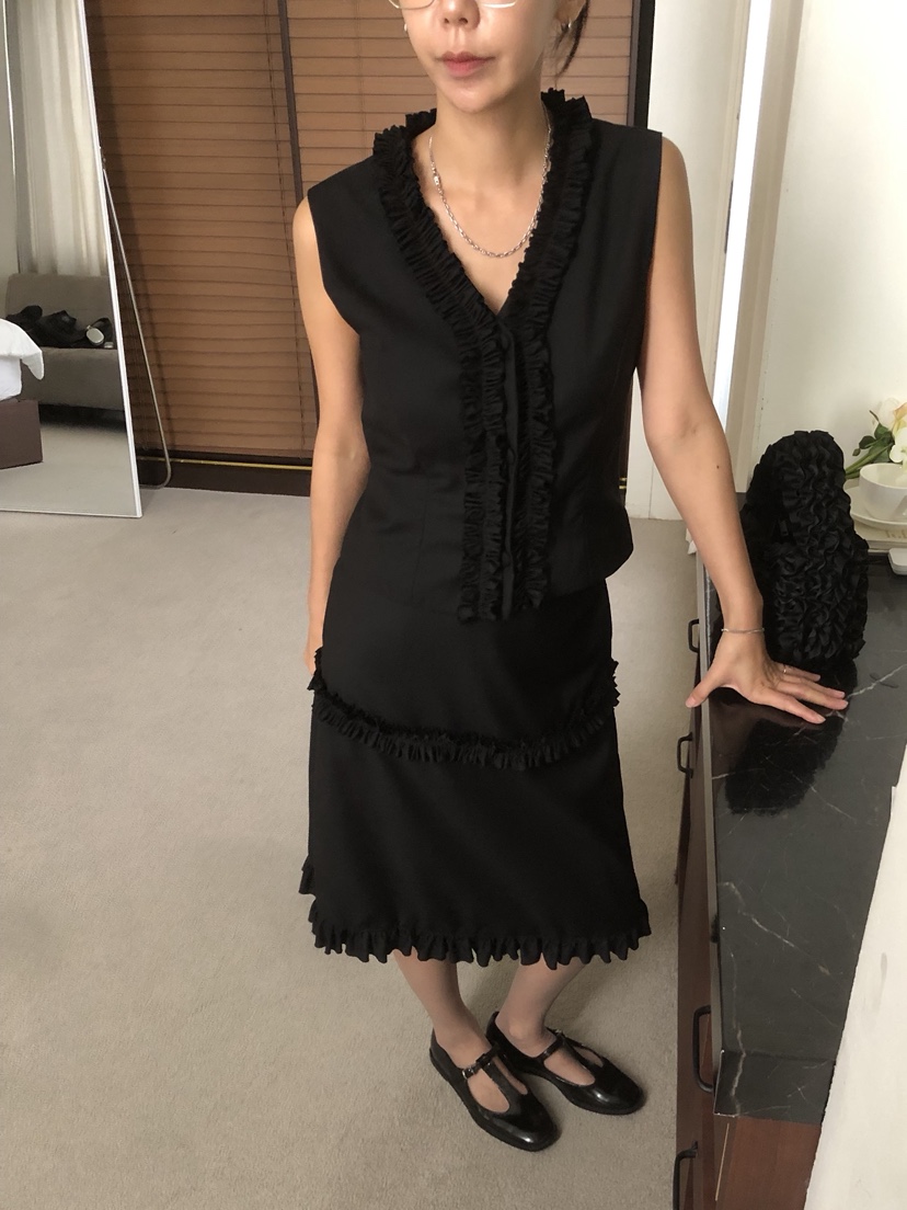 SUNDER MARKET韓國直郵㊣女士新款真品熱賣職業半身裙中短裙SUNDER MARKET半身裙/中短裙