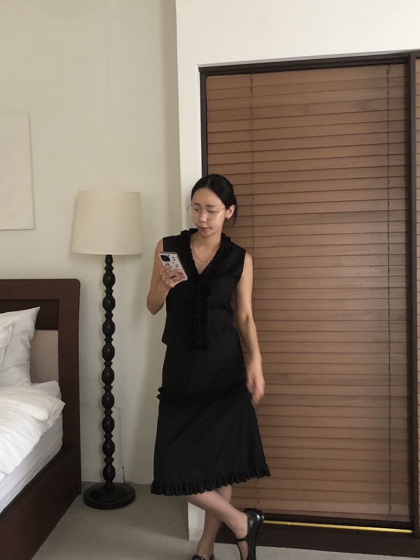 SUNDER MARKET韓國直郵㊣女士新款真品熱賣職業半身裙中短裙SUNDER MARKET半身裙/中短裙