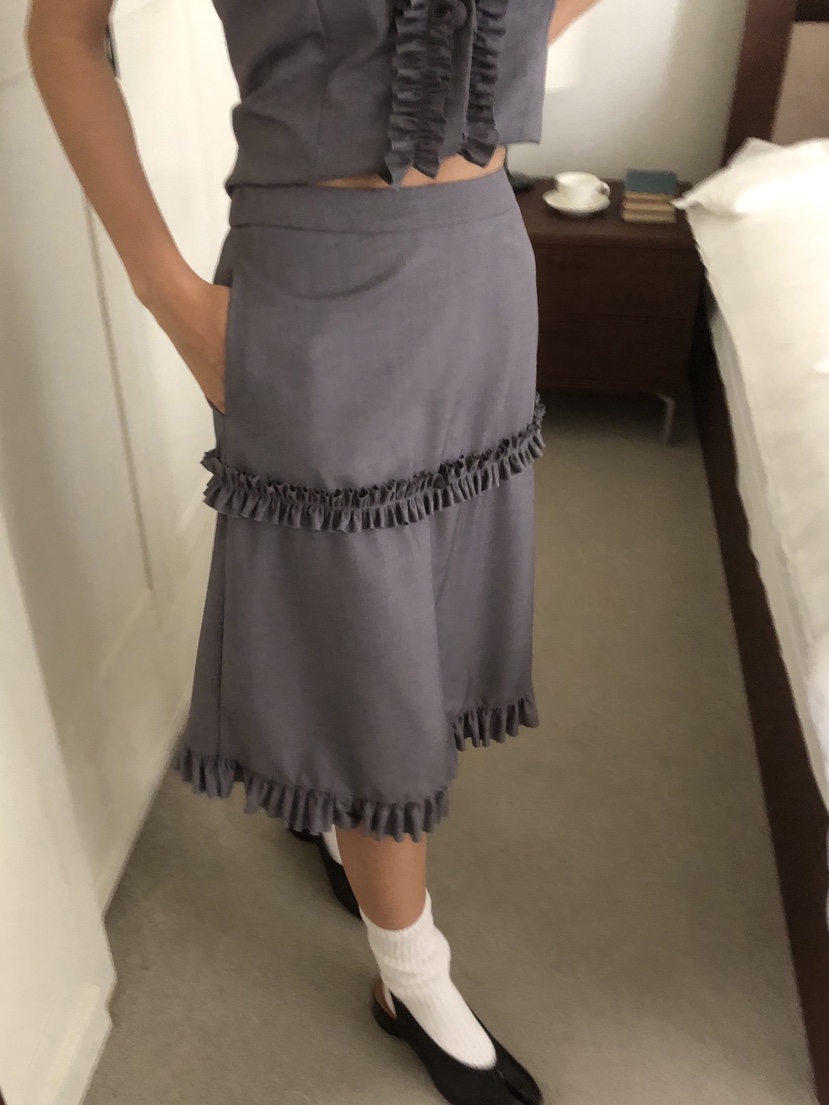 SUNDER MARKET韓國直郵㊣女士新款真品熱賣職業半身裙中短裙SUNDER MARKET半身裙/中短裙