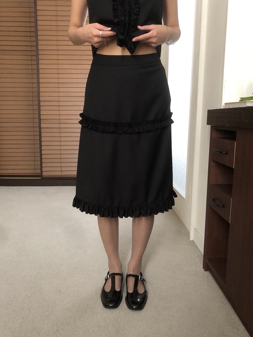 SUNDER MARKET韓國直郵㊣女士新款真品熱賣職業半身裙中短裙SUNDER MARKET半身裙/中短裙圖色2