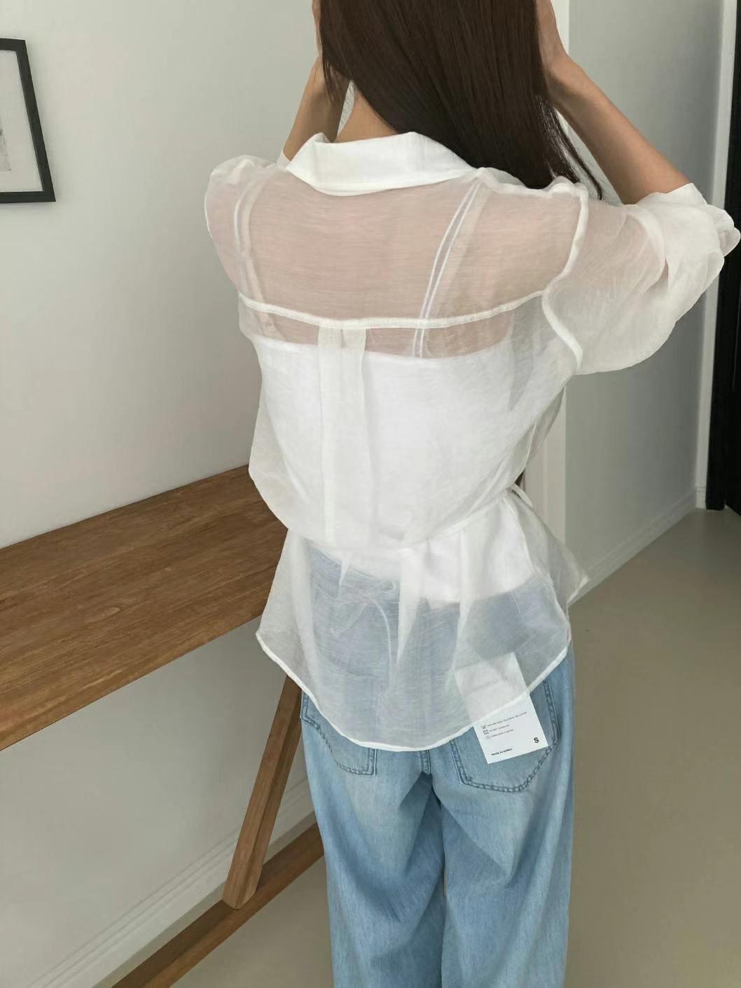 DRESSWELL東大門㊣代購女裝新品推薦真品人氣25春夏襯衫蕾絲衫DRESSWELL襯衫/蕾絲衫