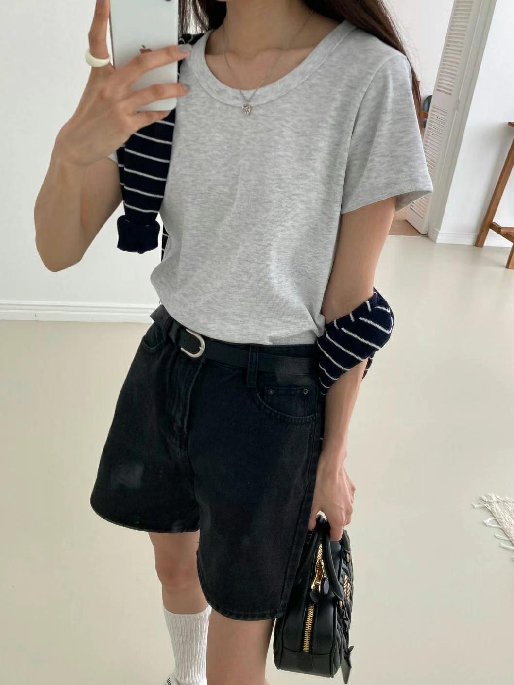 DRESSWELL東大門㊣直郵女士新款真品推薦人氣25春夏職業T恤DRESSWELLT恤