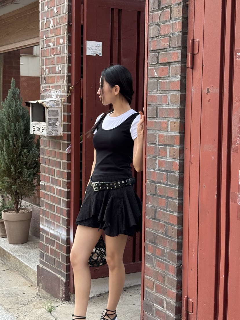 SUNDER MARKET東大門㊣代購女士新品時尚真品連衣裙不含腰帶SUNDER MARKET連衣裙