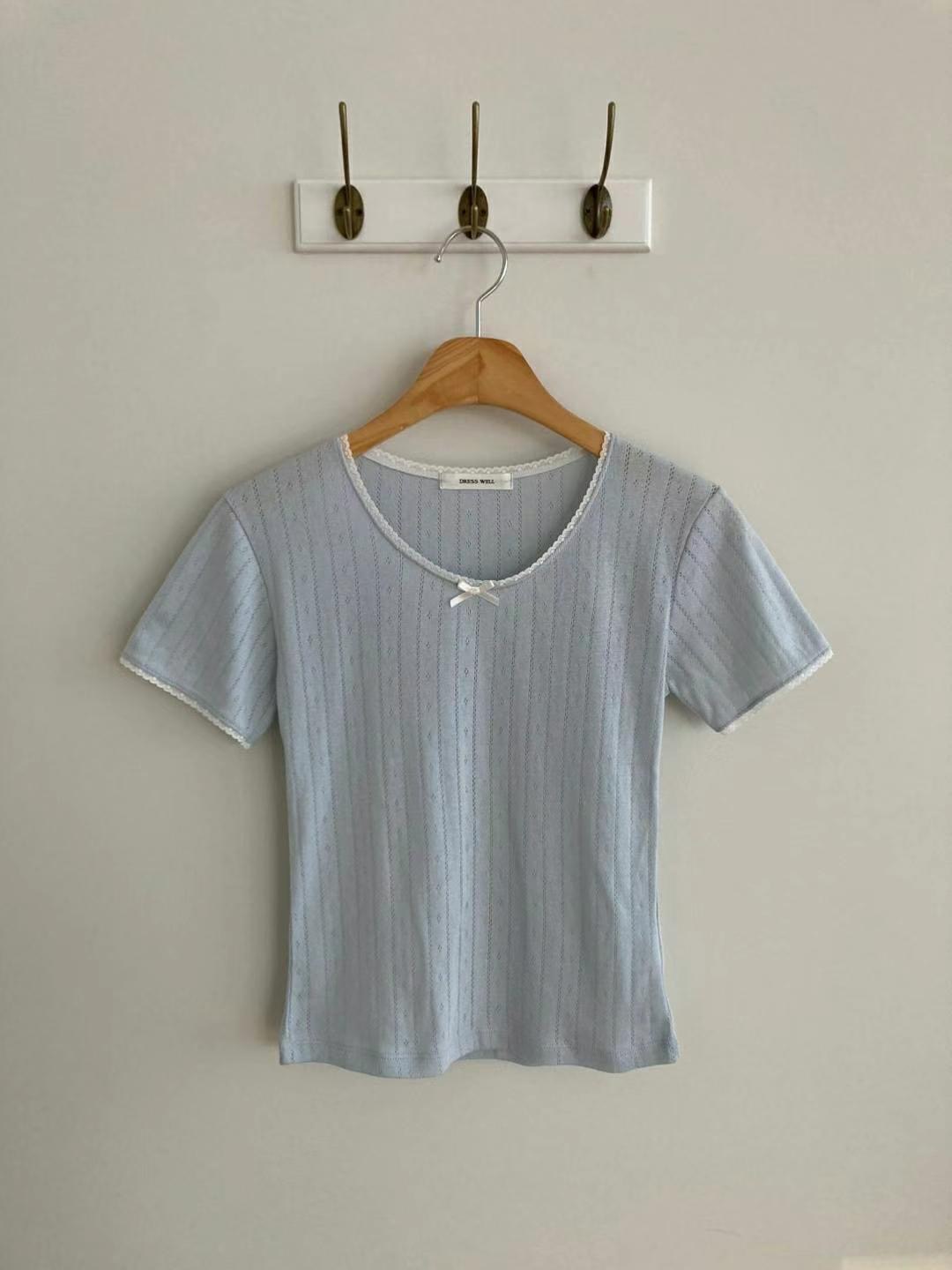 DRESSWELL韓國代購㊣女裝新品休閑真品人氣職業推薦時尚T恤DRESSWELLT恤圖色2