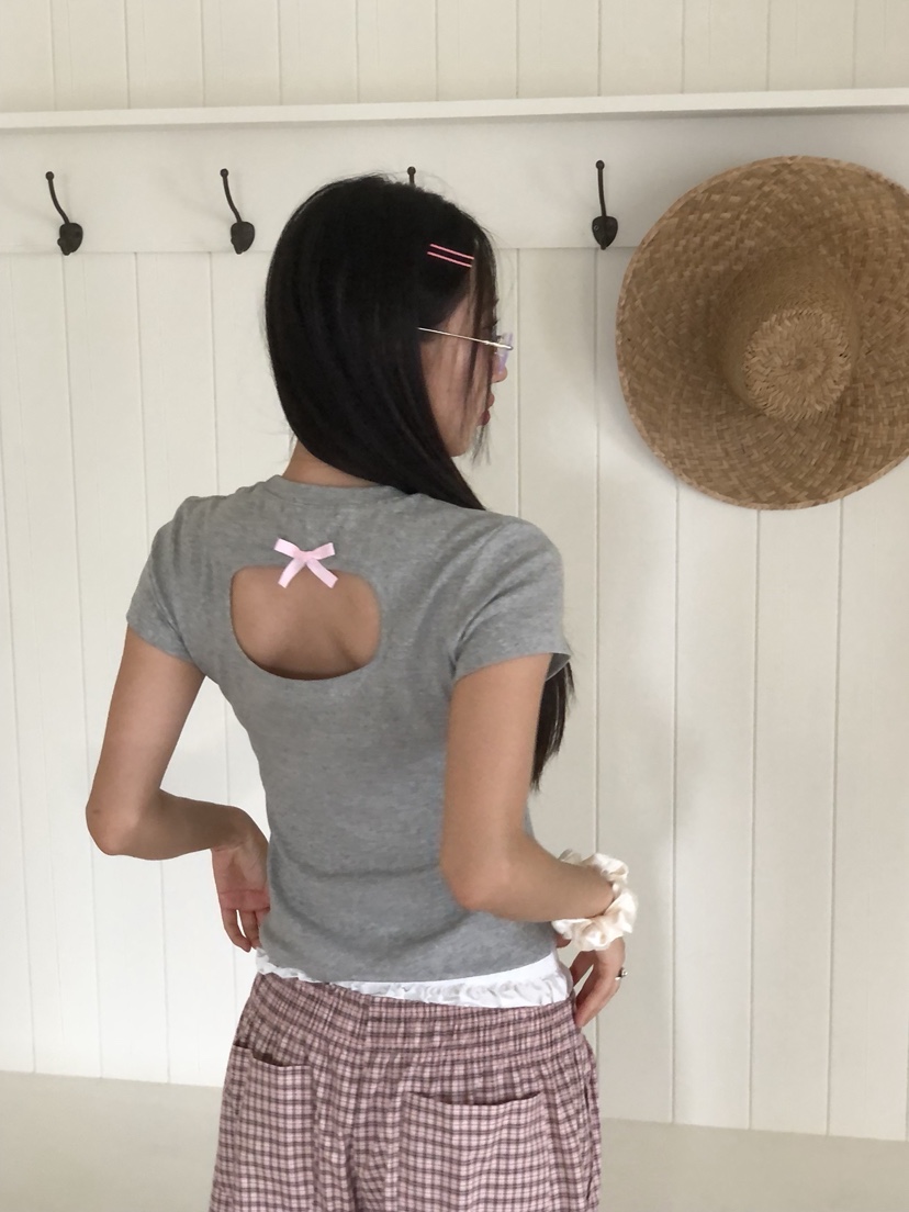 SUNDER MARKET東大門㊣代購女士新款休閑職業熱賣25春夏T恤SUNDER MARKETT恤