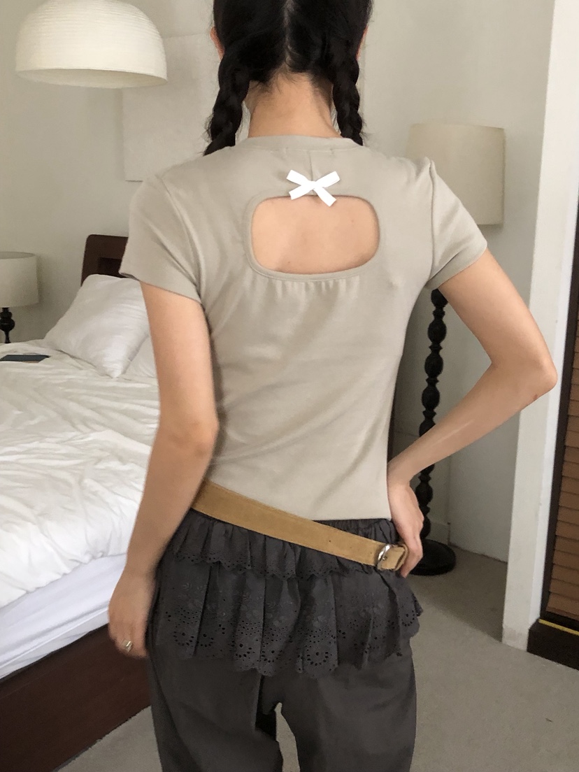 SUNDER MARKET東大門㊣代購女士新款休閑職業熱賣25春夏T恤SUNDER MARKETT恤