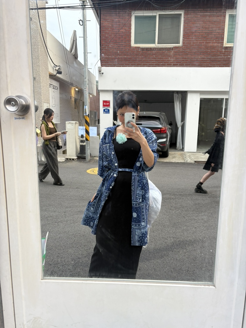 PLATFORM-L韓國代購㊣女裝新款休閑25春夏職業連衣裙含腰帶PLATFORM連衣裙