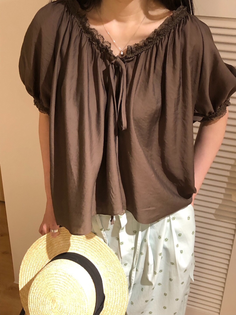 MELTED-P東大門㊣代購女裝新品休閑真品人氣職業襯衫蕾絲衫MELTED-P襯衫/蕾絲衫