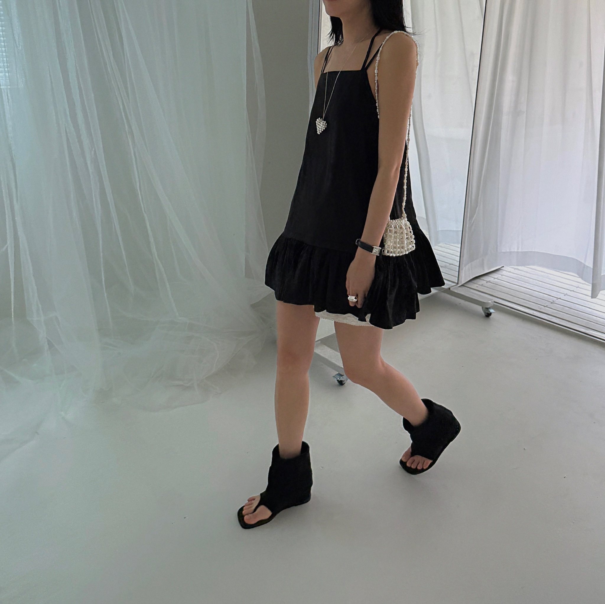 JADEMARKET東大門㊣代購女士新品職業25春夏推薦人氣連衣裙JADE MARKET連衣裙