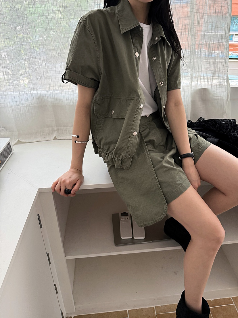 JADEMARKET韓國直郵㊣女士新款休閑25春夏推薦人氣職業短褲JADE MARKET短褲