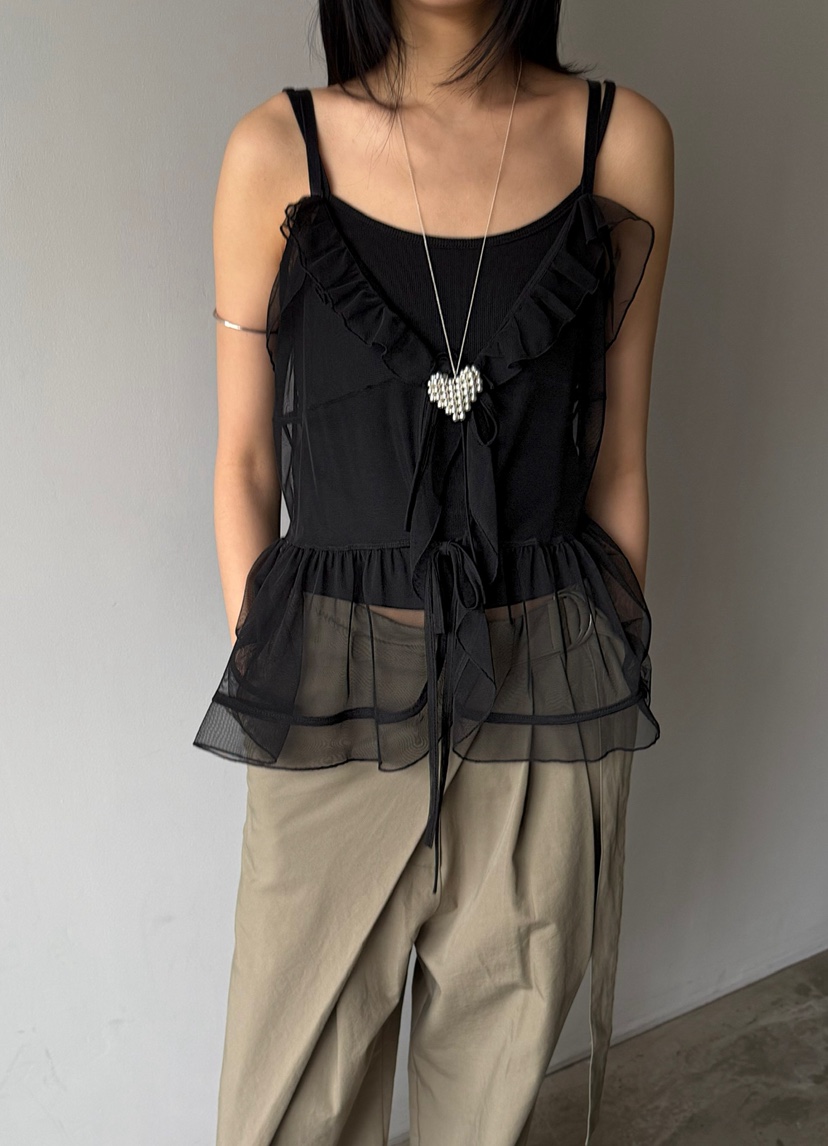 JADEMARKET東大門㊣直郵女士新款25春夏職業吊帶背心不含內搭JADE MARKET吊帶/背心圖色2