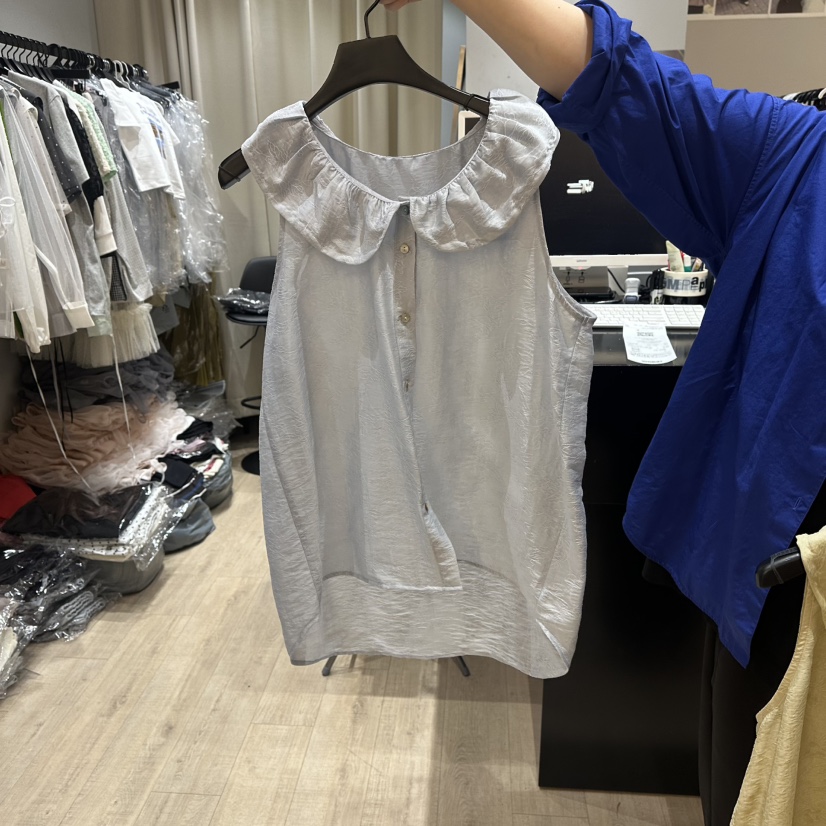 SOFTNESS東大門㊣直郵女士新款職業熱賣真品推薦人氣吊帶背心Softness/Cosmic吊帶/背心圖色2