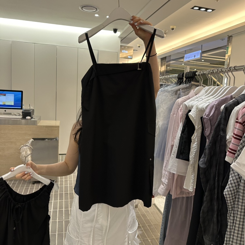 VIVE韓國代購㊣女士新品25春夏時尚推薦人氣職業真品連衣裙VIVE連衣裙圖色2