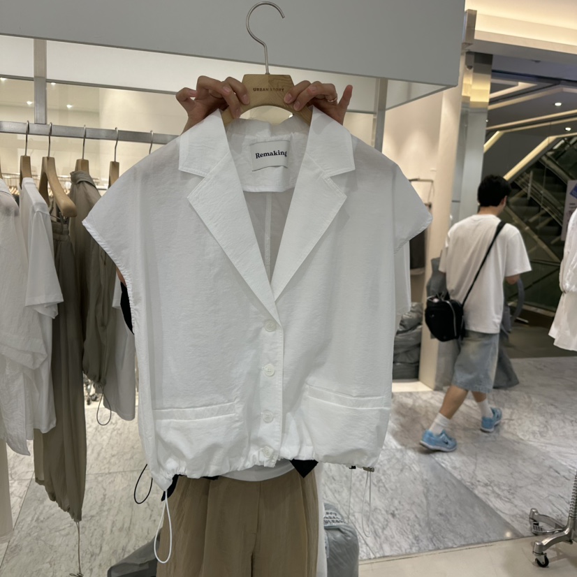 URBANSTORY/REMAKING東大門㊣直郵女裝新品推薦襯衫蕾絲衫Remaking/URBANSTORY襯衫/蕾絲衫圖色3