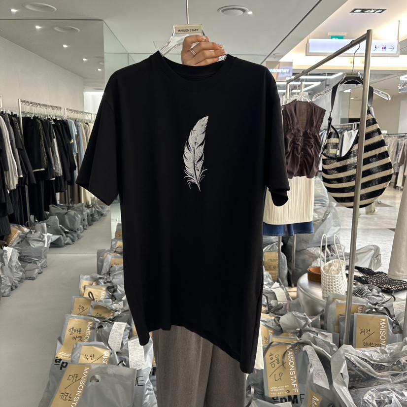 DOUBLE STANDARD/LE SMOKING/MAISONSTAFF東大門㊣直郵女裝新品真品T恤MAISONSTAFFT恤圖色2