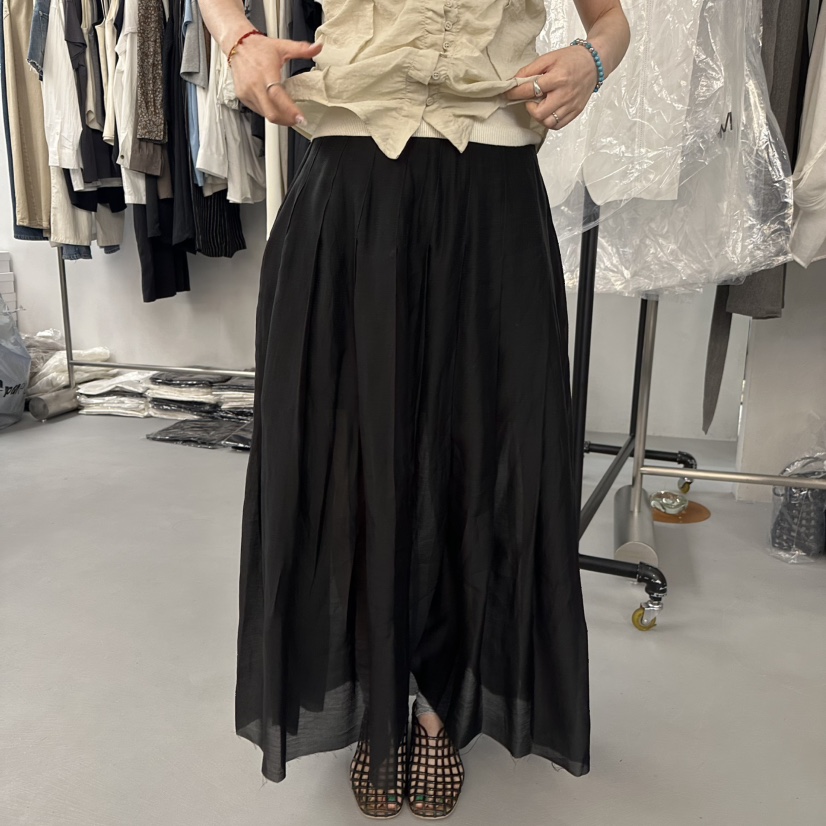 DOUBLE STANDARD/LE SMOKING/MAISONSTAFF韓國代購㊣女士新品職業長裙MAISONSTAFF長裙圖色3