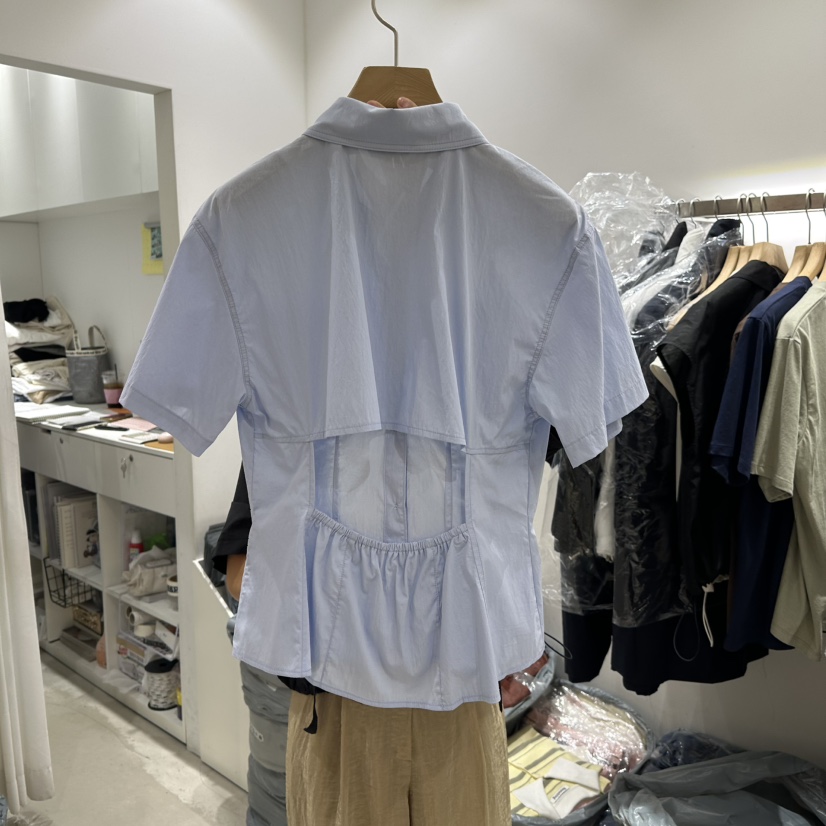 URBANSTORY/REMAKING東大門㊣實拍女士新款時尚襯衫蕾絲衫Remaking/URBANSTORY襯衫/蕾絲衫