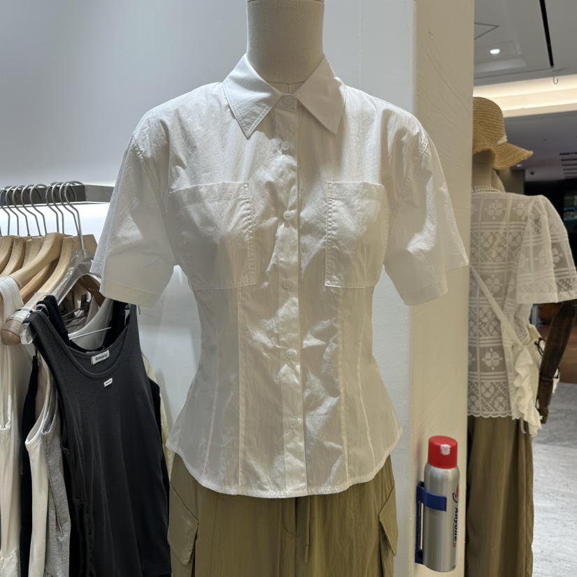 URBANSTORY/REMAKING東大門㊣實拍女士新款時尚襯衫蕾絲衫Remaking/URBANSTORY襯衫/蕾絲衫圖色2