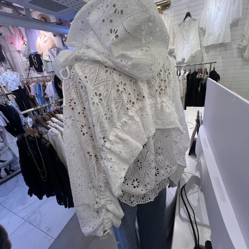 VIVI MARKET韓國代購㊣女裝新品熱賣推薦職業真品夾克刺繡VIVI MARKET夾克