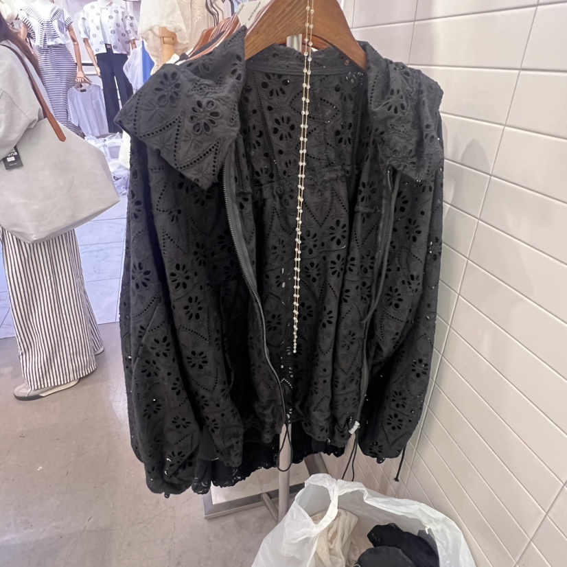 VIVI MARKET韓國代購㊣女裝新品熱賣推薦職業真品夾克刺繡VIVI MARKET夾克圖色2