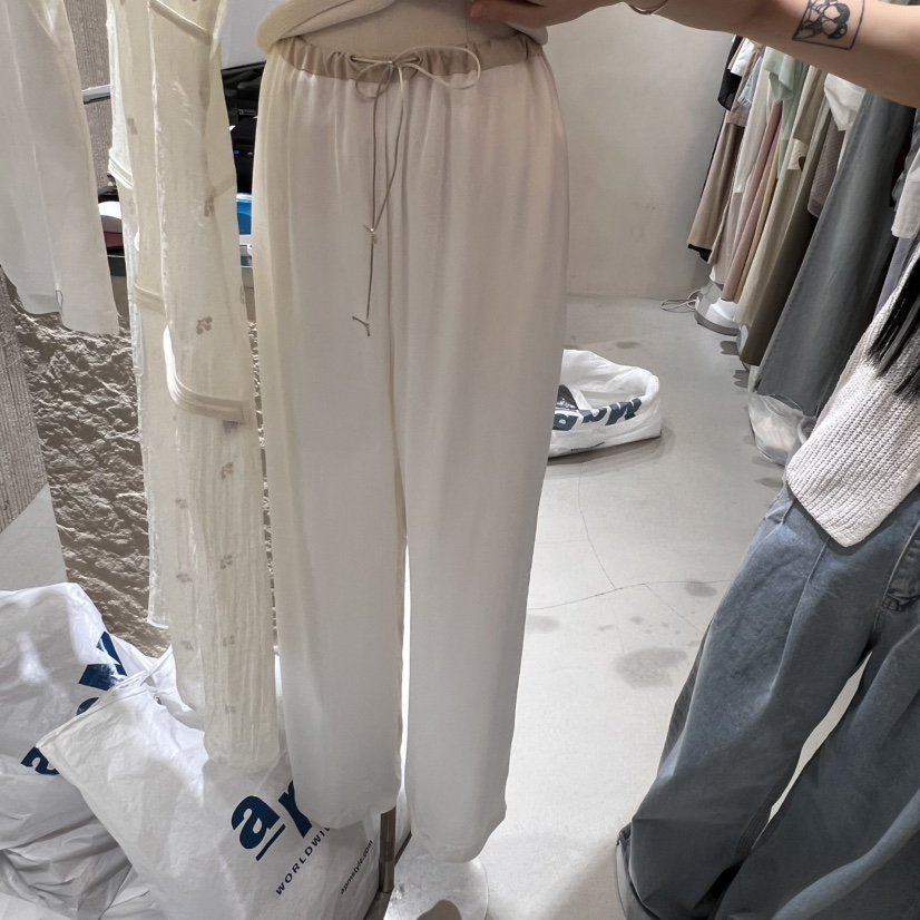 NINESQUARED韓國直郵㊣女裝新款職業真品人氣25春夏時尚休閑褲NINESQUARED休閑褲