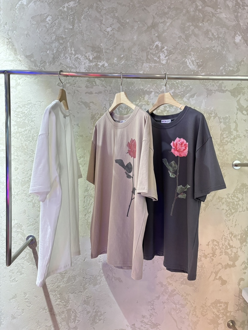 PIN-UP韓國直郵㊣女裝新品時尚真品25春夏休閑人氣職業T恤PIN-UPT恤