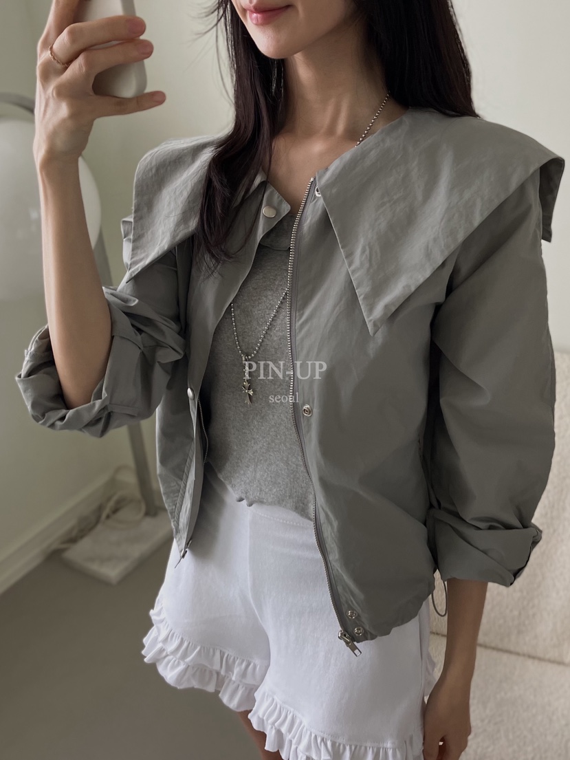 PIN-UP東大門㊣實拍女裝新品真品人氣職業25春夏熱賣時尚夾克PIN-UP夾克