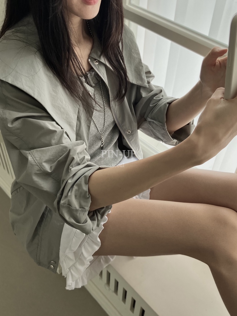 PIN-UP東大門㊣實拍女裝新品真品人氣職業25春夏熱賣時尚夾克PIN-UP夾克