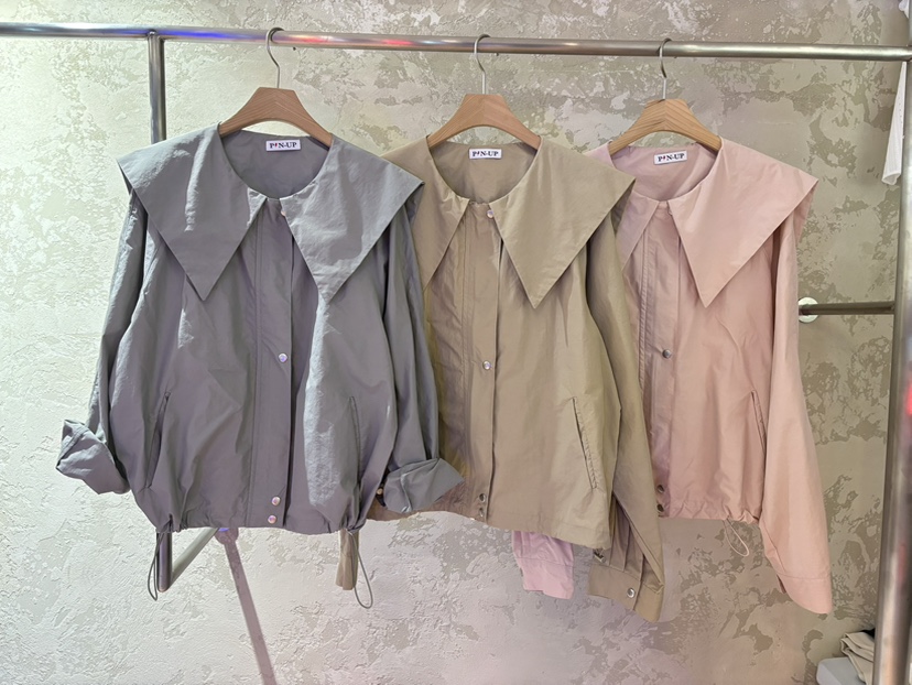 PIN-UP東大門㊣實拍女裝新品真品人氣職業25春夏熱賣時尚夾克PIN-UP夾克