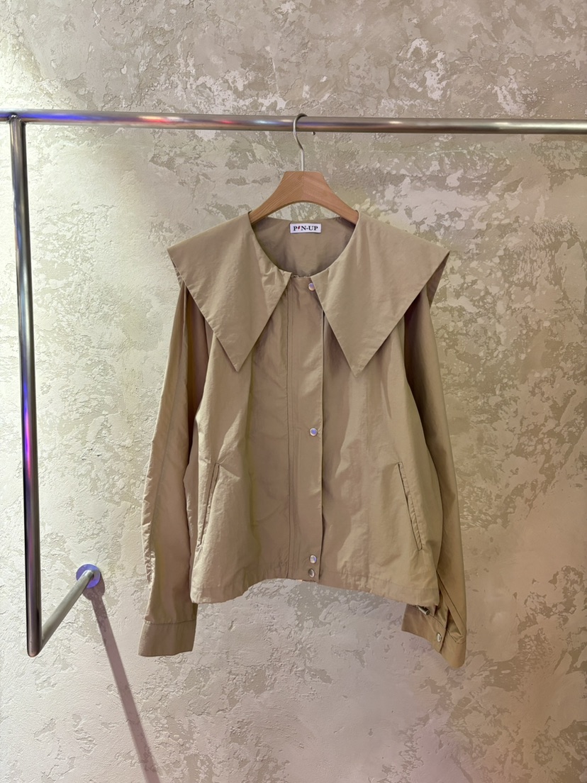PIN-UP東大門㊣實拍女裝新品真品人氣職業25春夏熱賣時尚夾克PIN-UP夾克圖色3
