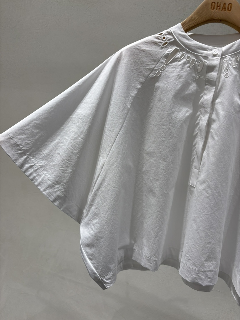 OHAO韓國代購㊣女士新款推薦人氣熱賣休閑真品25春夏襯衫蕾絲衫OHAO/HA MONG襯衫/蕾絲衫