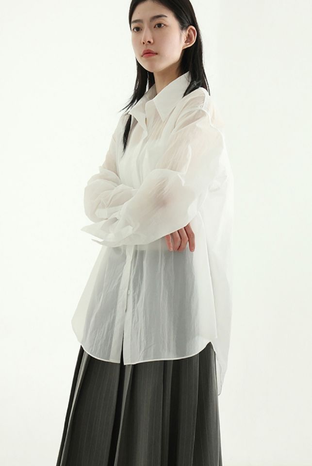 LIVE FOREVER韓國直郵㊣女士新品人氣休閑熱賣推薦襯衫蕾絲衫LIVE FOR_EVER襯衫/蕾絲衫