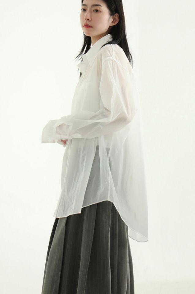 LIVE FOREVER韓國直郵㊣女士新品人氣休閑熱賣推薦襯衫蕾絲衫LIVE FOR_EVER襯衫/蕾絲衫