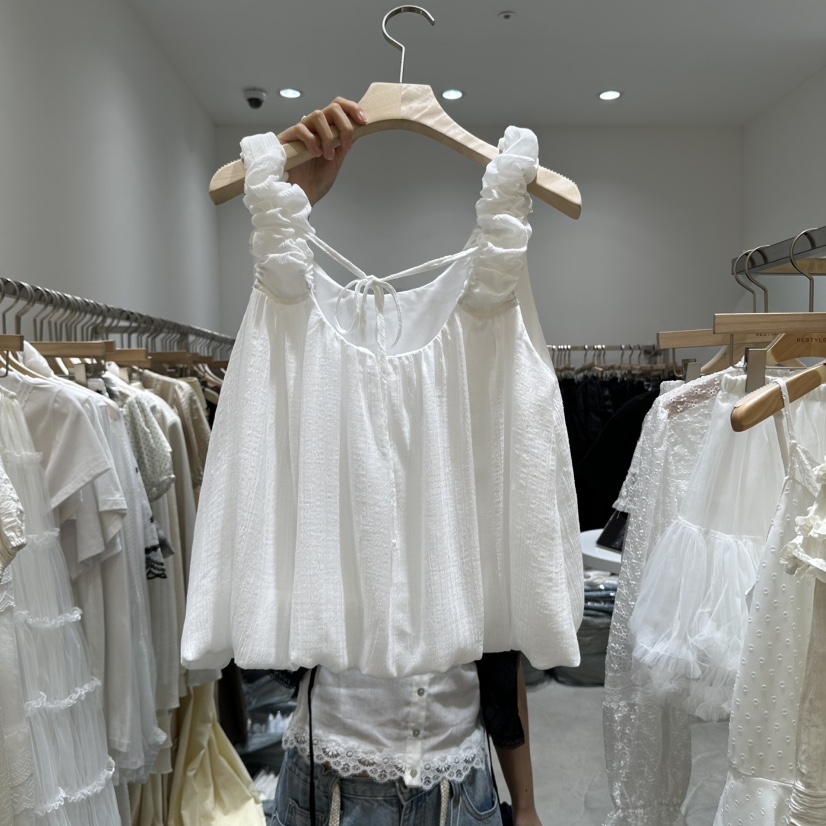 RE STYLE-Q東大門㊣直郵女士新品時尚休閑推薦人氣吊帶背心RE STYLE吊帶/背心