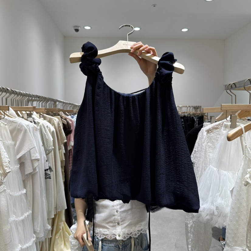 RE STYLE-Q東大門㊣直郵女士新品時尚休閑推薦人氣吊帶背心RE STYLE吊帶/背心圖色2