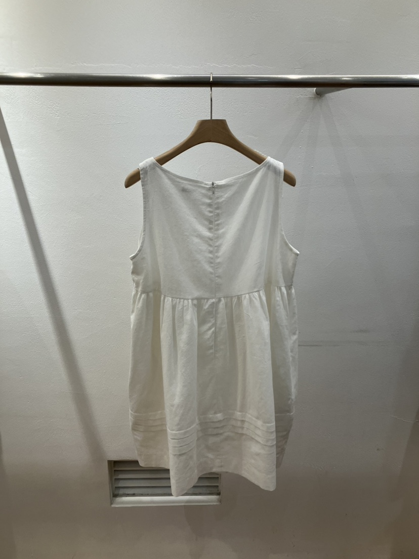 FL LANEL韓國代購㊣女裝新款25春夏休閑職業推薦連衣裙亞麻FL LANEL連衣裙
