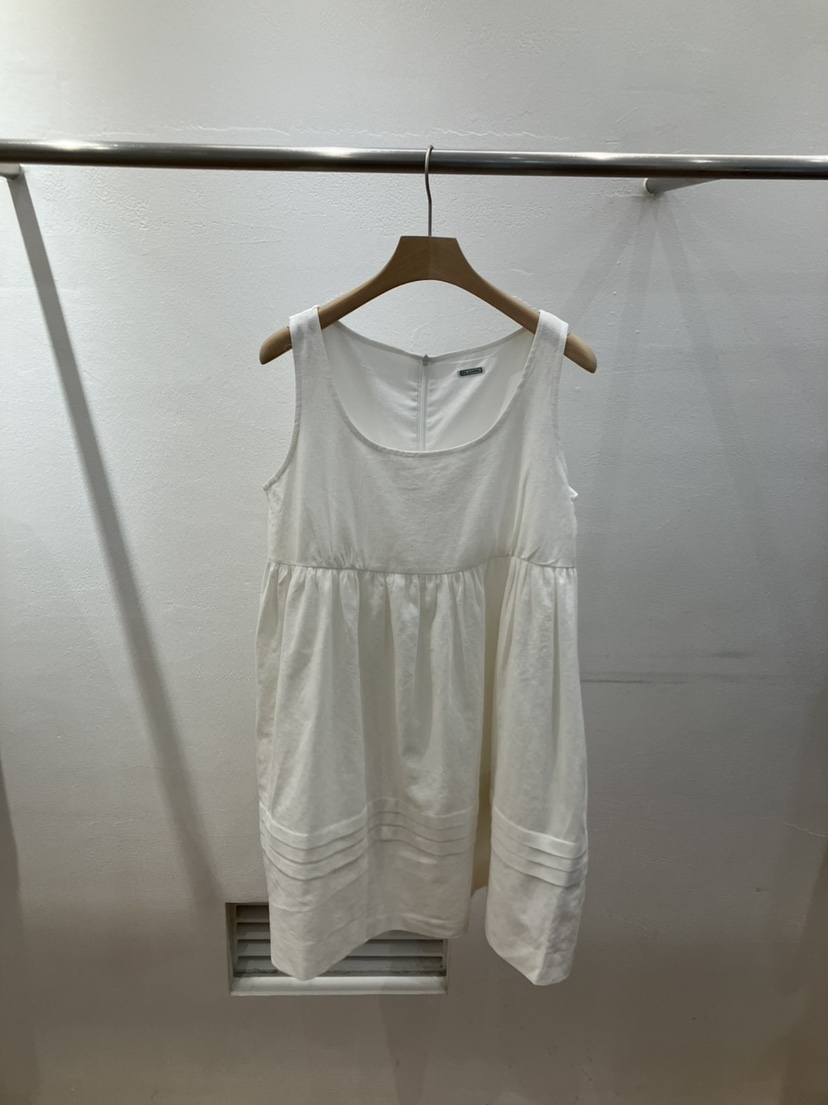 FL LANEL韓國代購㊣女裝新款25春夏休閑職業推薦連衣裙亞麻FL LANEL連衣裙圖色1