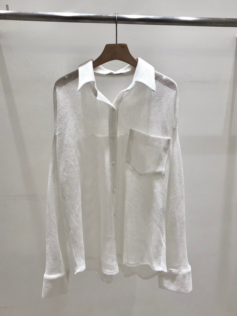IR BIEN韓國代購㊣女裝新品25春夏推薦職業時尚襯衫蕾絲衫ir bien-A襯衫/蕾絲衫