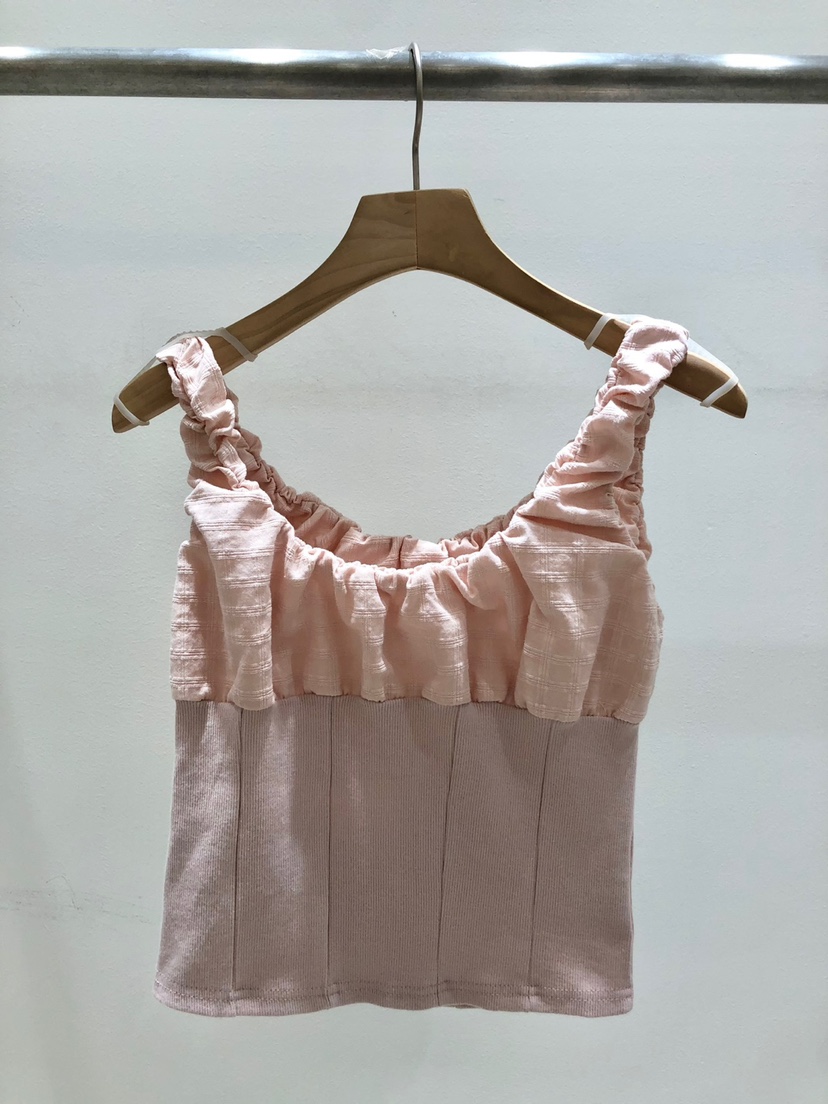 IR BIEN韓國直郵㊣女裝新品25春夏休閑熱賣時尚職業吊帶背心ir bien-A吊帶/背心圖色3