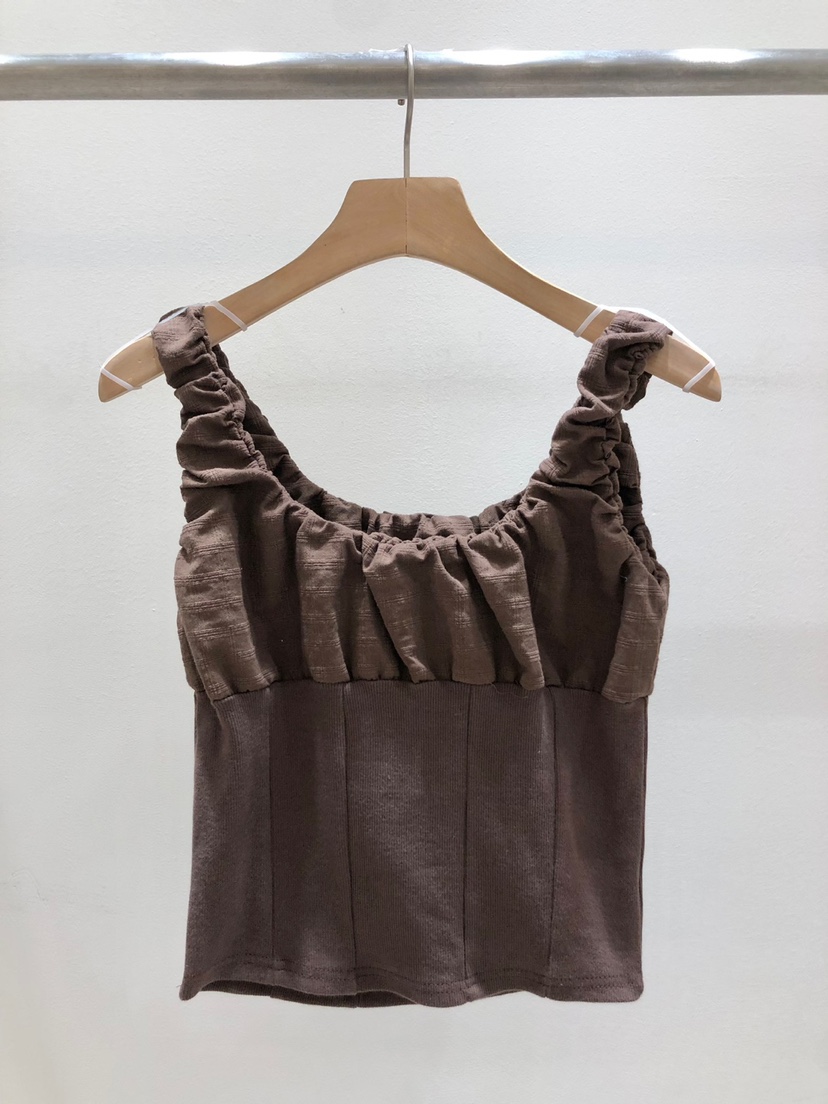 IR BIEN韓國直郵㊣女裝新品25春夏休閑熱賣時尚職業吊帶背心ir bien-A吊帶/背心圖色4