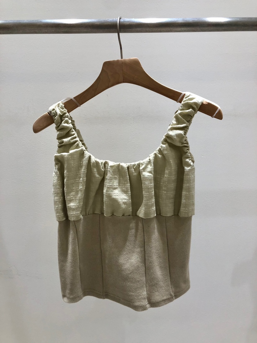 IR BIEN韓國直郵㊣女裝新品25春夏休閑熱賣時尚職業吊帶背心ir bien-A吊帶/背心圖色5
