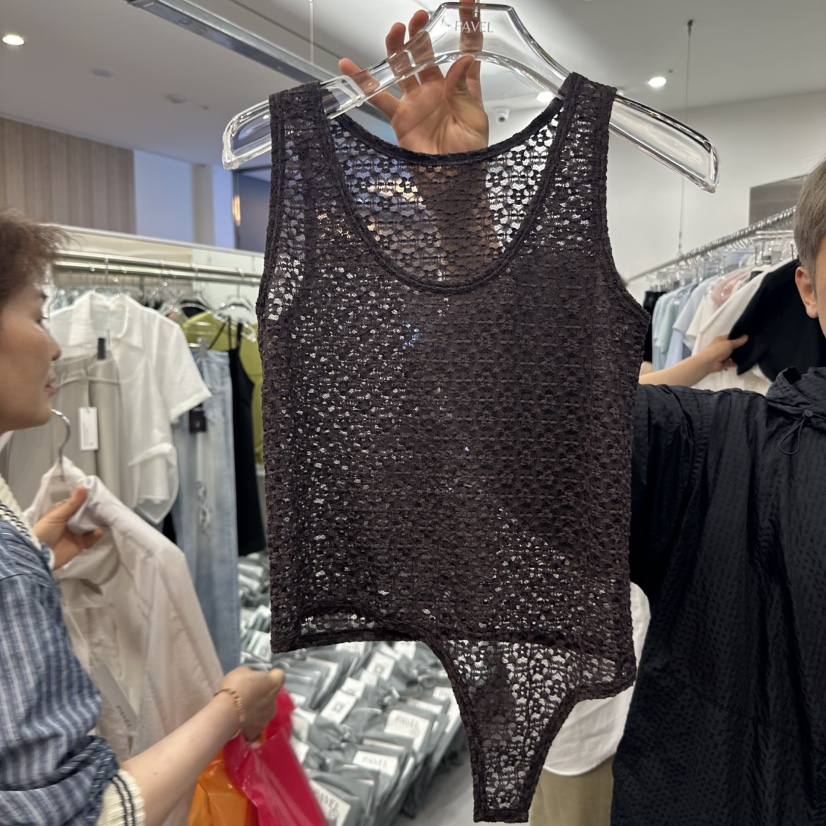 PAVEL東大門㊣直郵女裝新款熱賣休閑推薦真品人氣25春夏吊帶背心PAVEL吊帶/背心圖色2