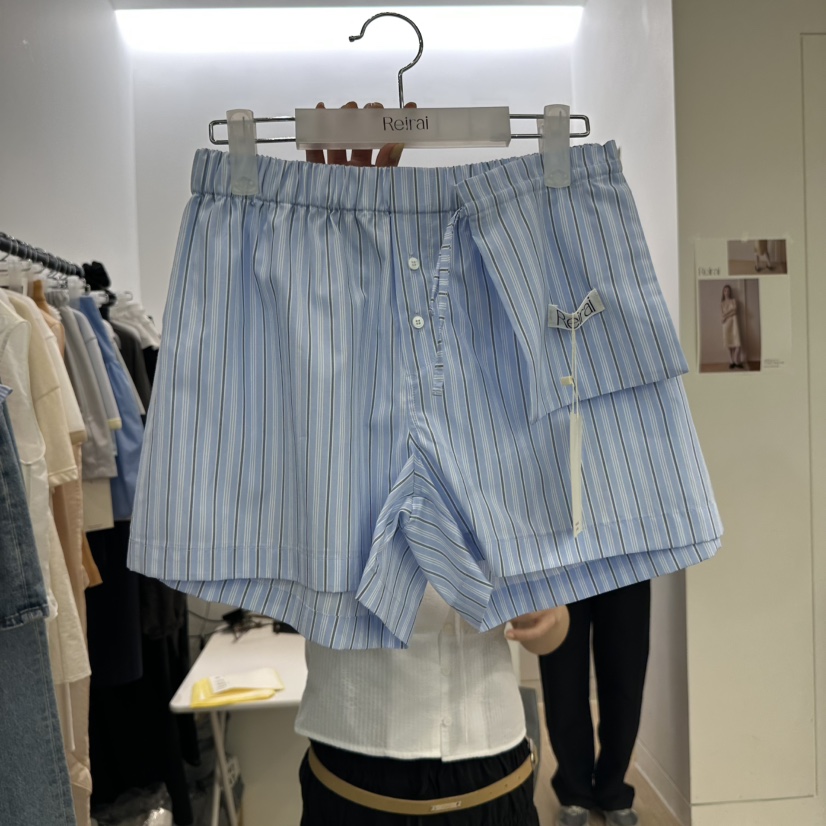 REIRAI東大門㊣直郵女裝新款25春夏熱賣休閑時尚推薦短褲綁帶Reirai短褲