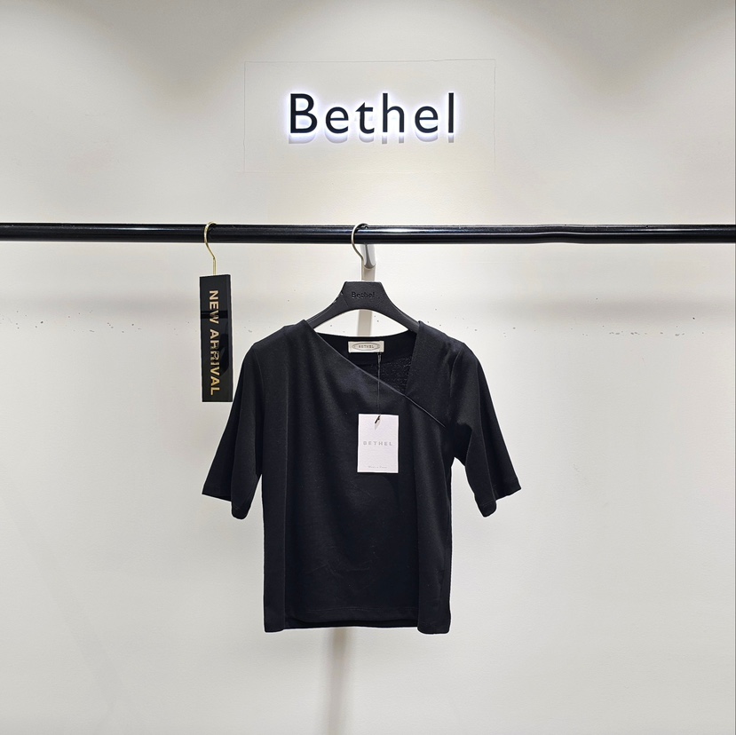 BETHEL東大門㊣直郵女裝新款人氣真品熱賣休閑時尚25春夏T恤BETHELT恤圖色3