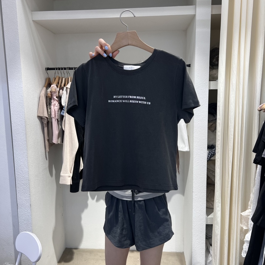 IR BIEN韓國直郵㊣女士新品25春夏熱賣推薦時尚休閑真品T恤ir bien-AT恤圖色2