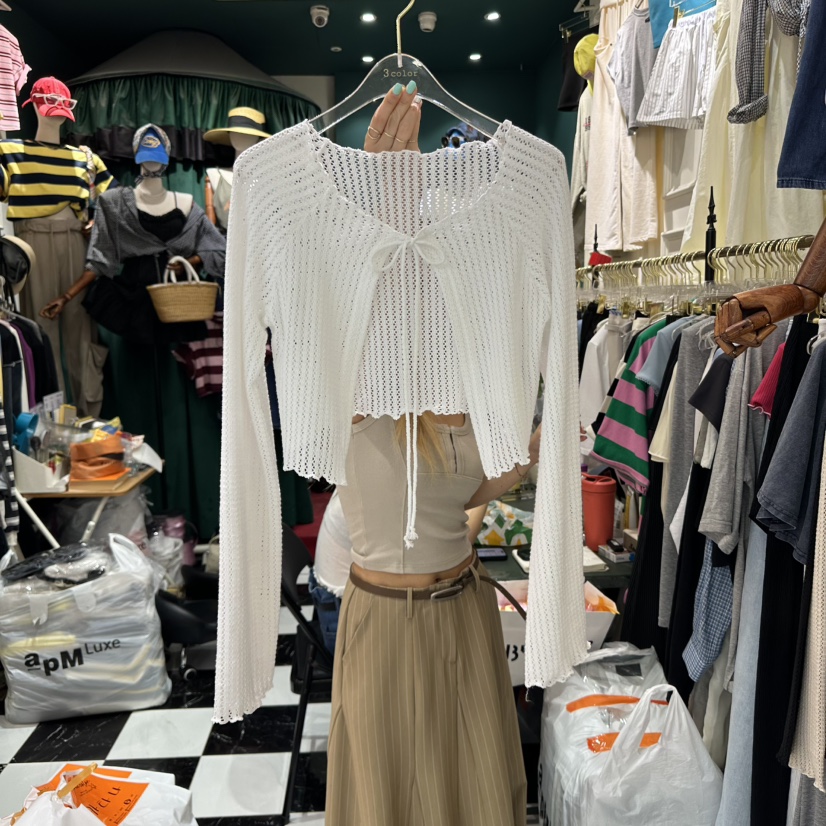 3COLOR東大門㊣實拍女裝新品時尚針織衫Three color針織衫